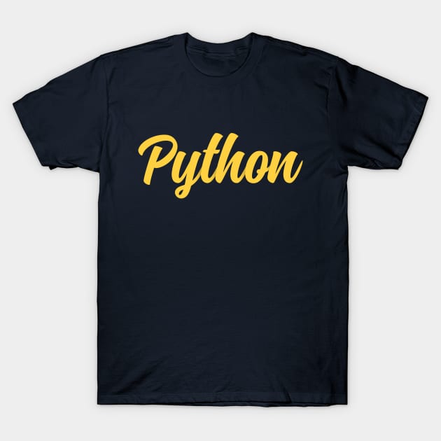 Python Programmer T-Shirt by vladocar